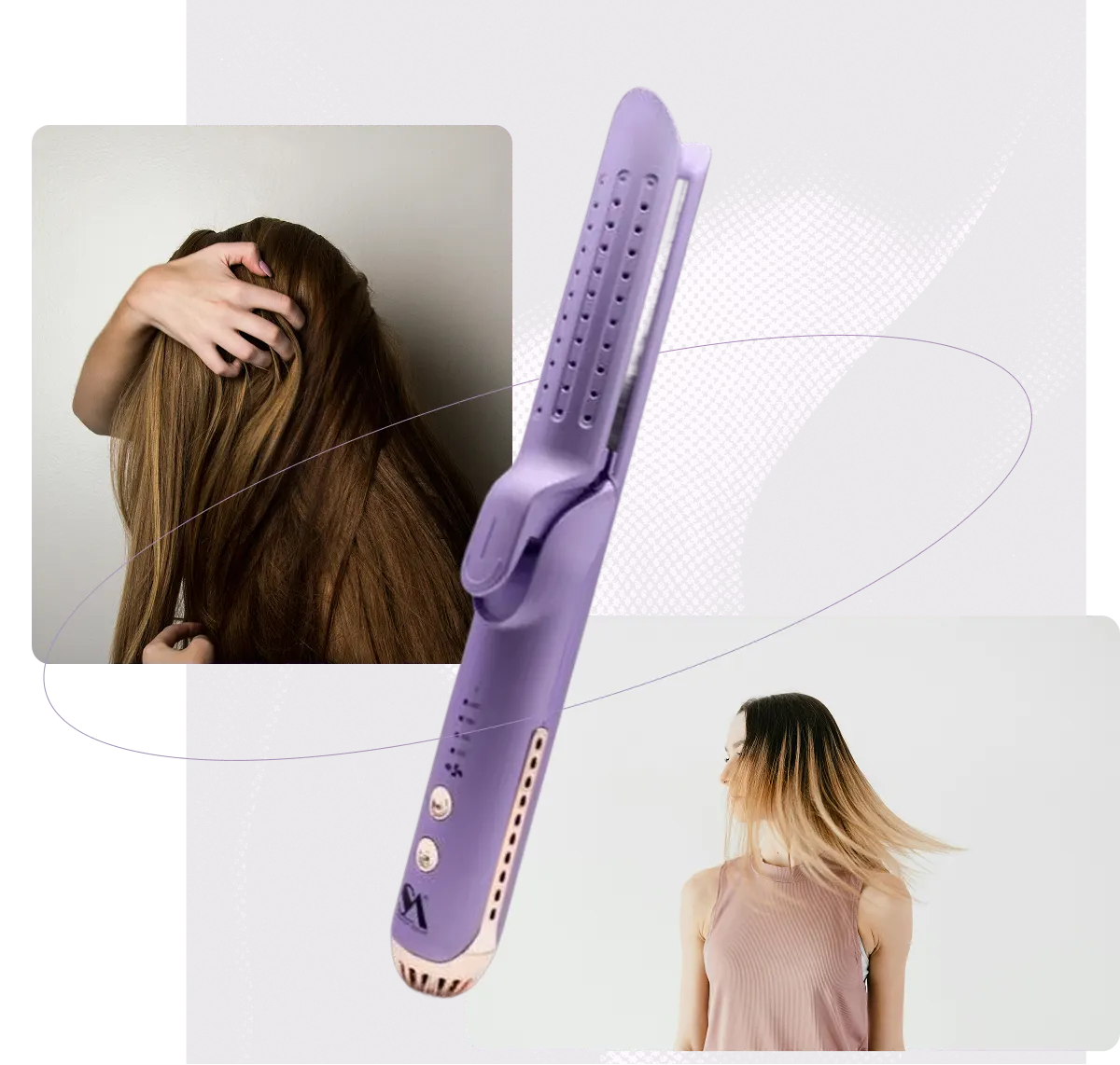 Straigteners and flat irons graphic