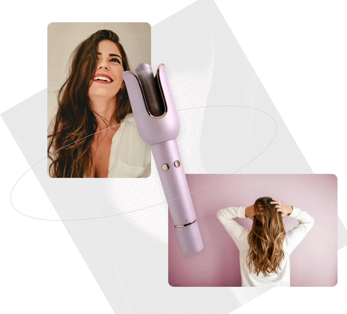 curling wand graphic